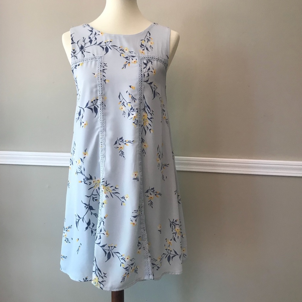 A-line floral dress